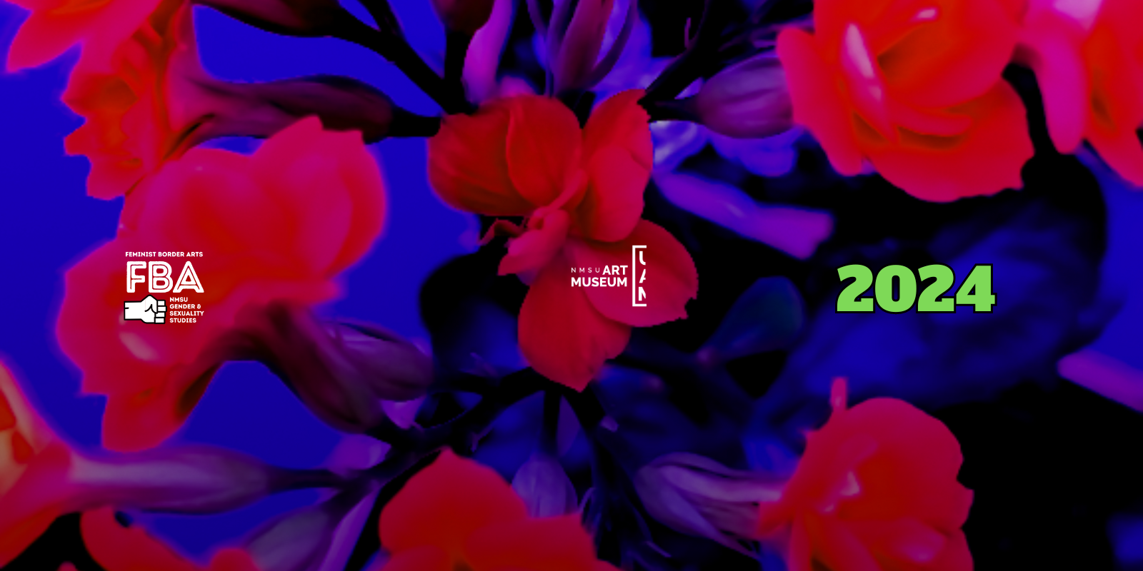 Abstract image of flowers for FBA 2024 festival