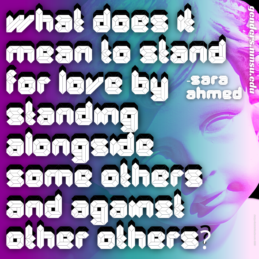 Image of Cupid statue with an Ahmed quote