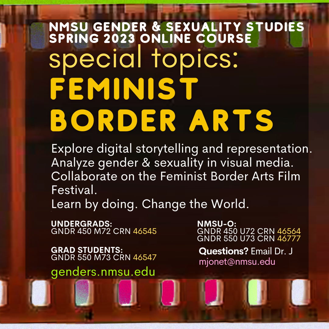 Enroll in GNDR 450 or 550 online class abt digital storytelling and curation