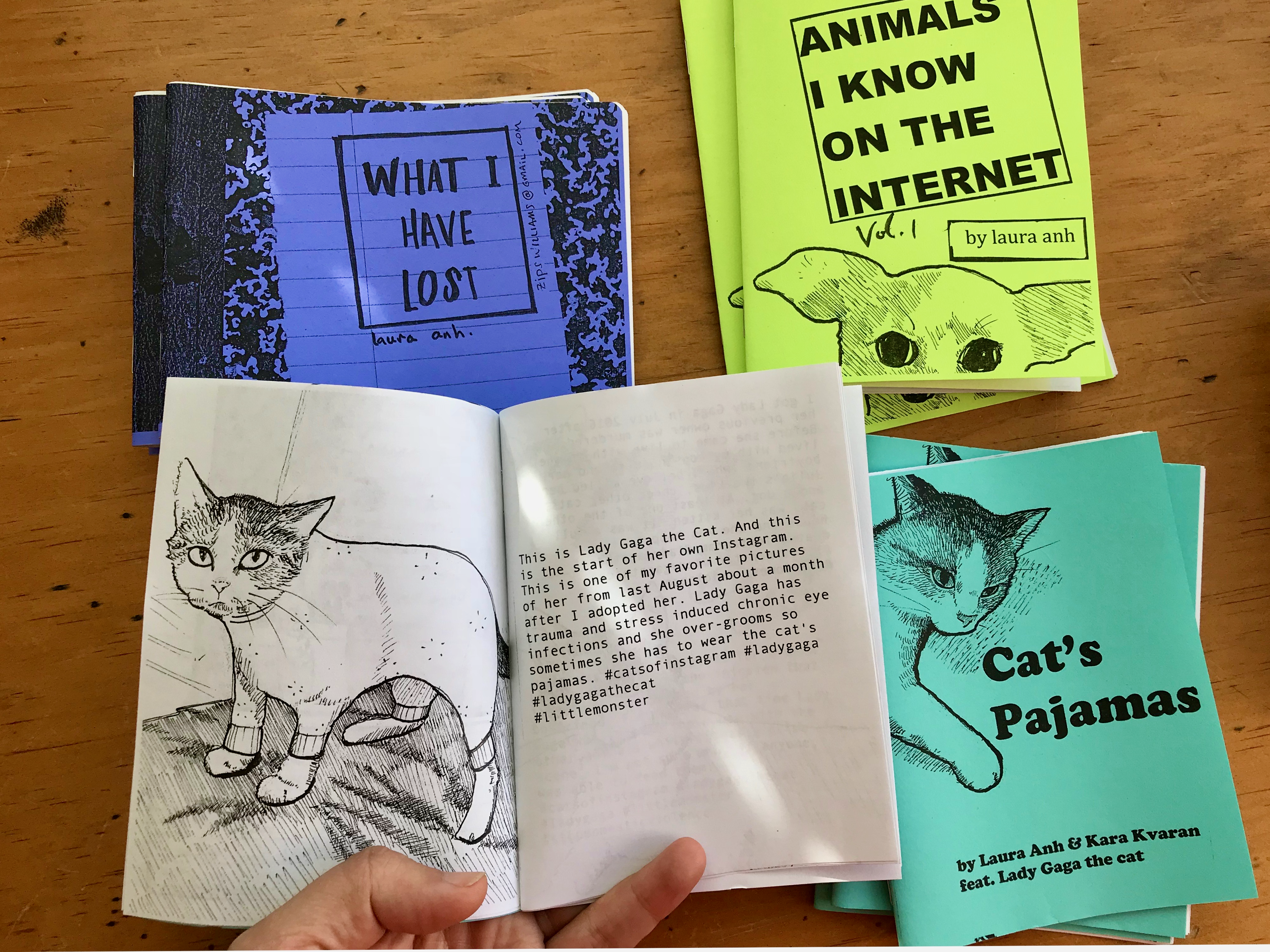 Image of Cat's Pajamas and other zines by Williams